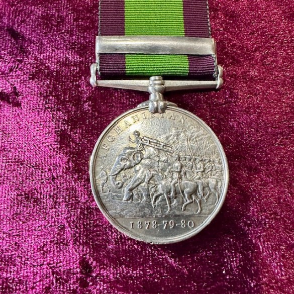 Very Rare Casualty Survivor from the Battle of Maiwand Afghanistan Medal 1881 (1878-80) with Kandahar Clasp 4